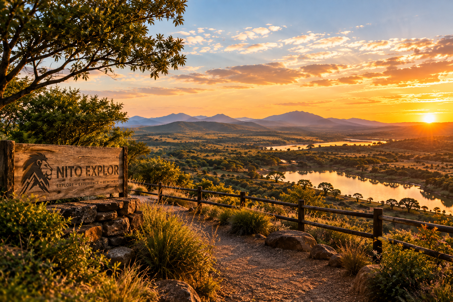 Beautiful view of the NITO EXPLOR wildlife park
